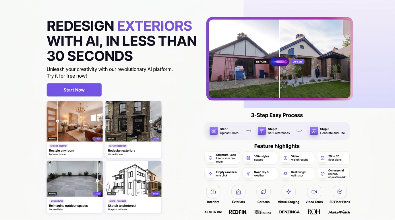 HomeDesignsAI - AI-Powered Home Design Platform — AI / Technology project by Brandyn Fisher