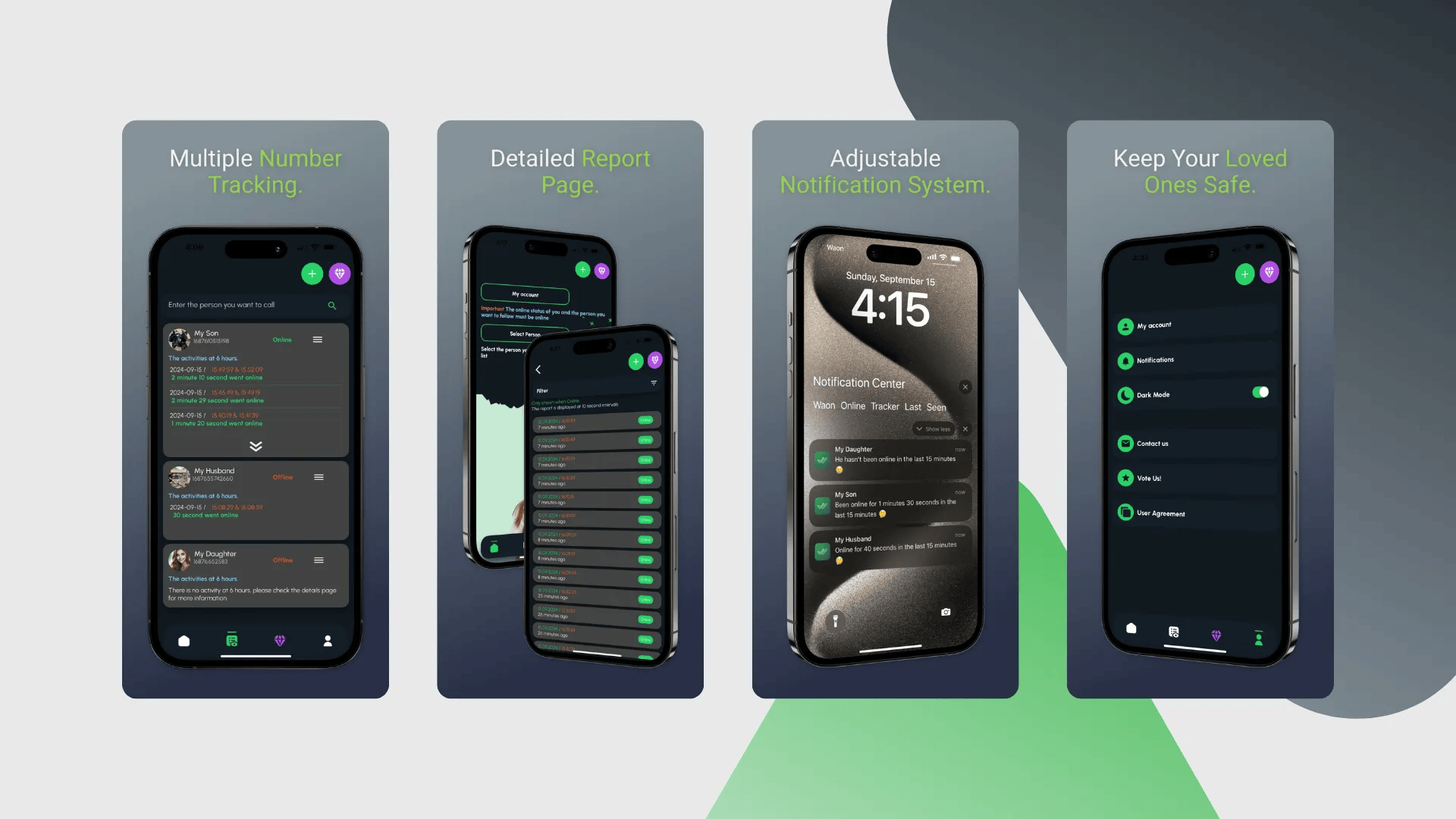 Waon - Online Tracker & Last Seen — Mobile project by Brandyn Fisher
